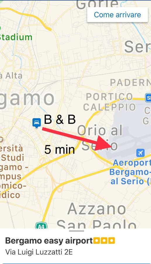 Bergamo Easy Airport Sleep&Fly Parking Lägenhet Exteriör bild
